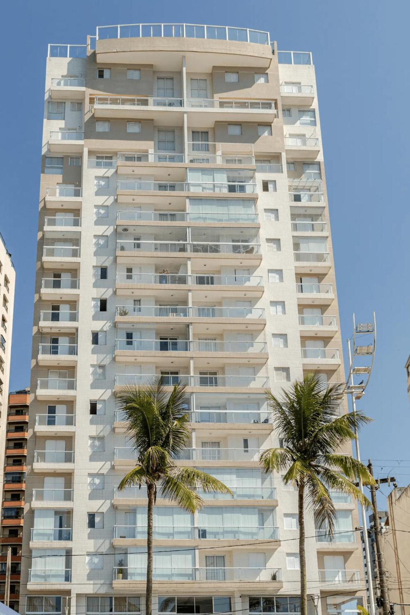 Apto - Predio De Frente Para Praia - Asturias - Guaruja - 2 Vagas Garagem - Wi-Fi E Ar Condicionado Eksteriør billede